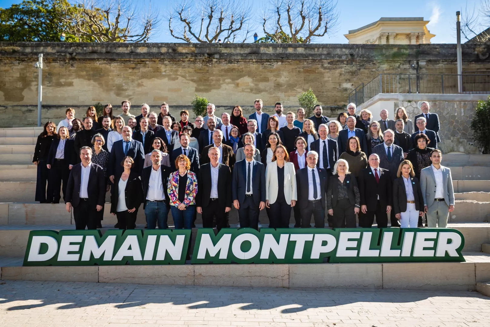 La liste "Demain Montpellier" avec Michaël Delafosse